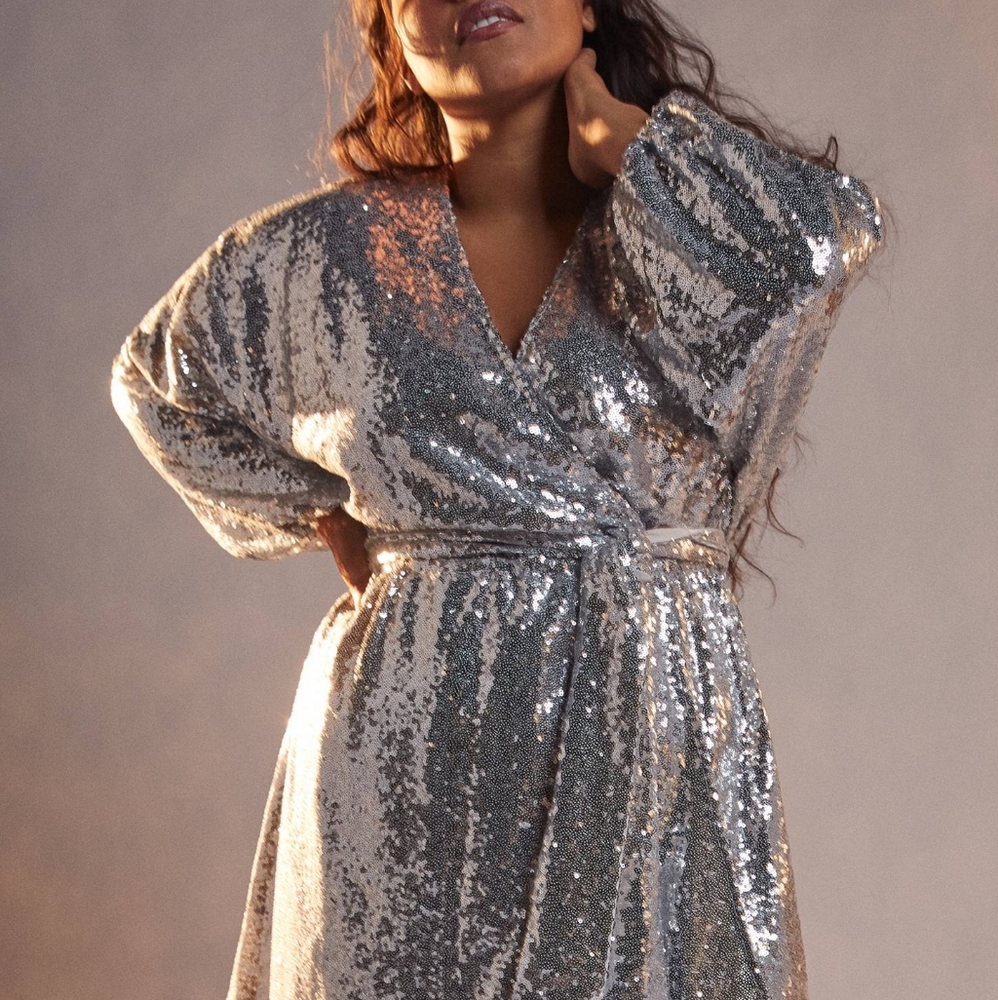 Anthropologie Sequin Dress